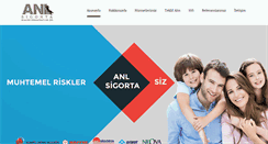 Desktop Screenshot of anlsigorta.com